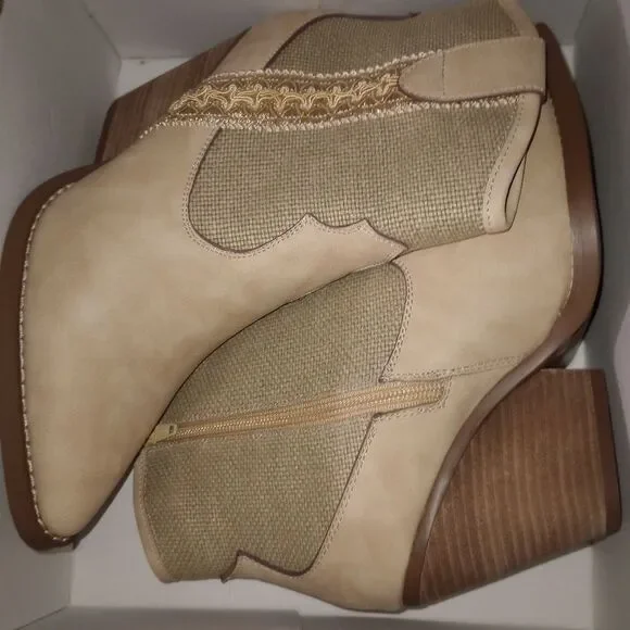 🆕🔥Comfort Boho Western Cowboy Booties - Picture 4 of 4